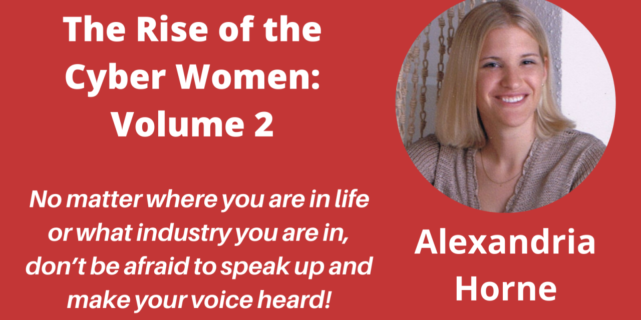 Meet the Authors in “The Rise of the Cyber Women: Volume 2” – a Q&A with Alexandria Horne